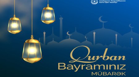 XİN Qurban bayramı münasibətilə bütün müsəlmanları təbrik edib