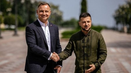 Polşa Prezidenti Kiyevə səfər edib