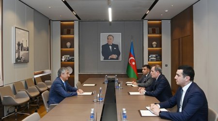 Глава МИД Азербайджана принял посла Таджикистана
