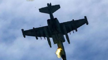 Российский штурмовик упал в море