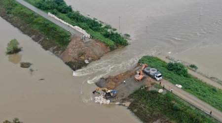 Cənubi Koreyada daşqın: Ölənlərin sayı 40-a çatıb