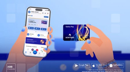 Təmassız Azəriqaz ödənişləri də indi ABB mobile-da