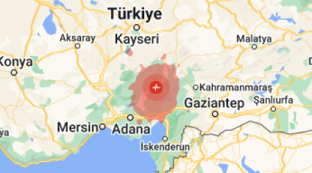 Adanada 5,5 bal gücündə zəlzələ baş verib