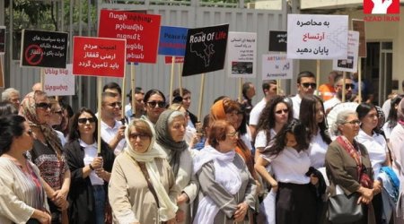 Tehranda ermənilər Azərbaycana qarşı aksiya keçiriblər