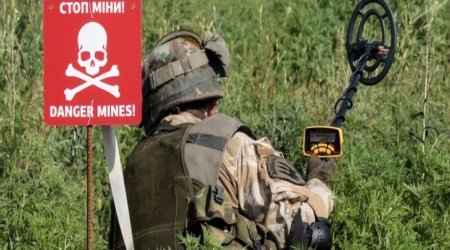 Xorvatiya Ukraynaya minalardan təmizləmə üçün 1 milyon avro ayırır