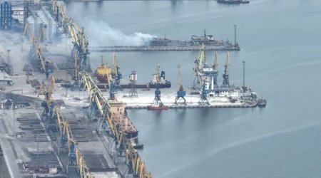 Ukrayna Rusiyanın 6 limanının akvatoriyasında hərbi təhlükə elan edib