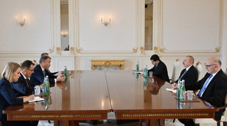 Президент Ильхам Алиев принял специального представителя ЕС по Южному Кавказу
