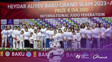 Azercell has supported the 'Grand Slam' tournament on judo