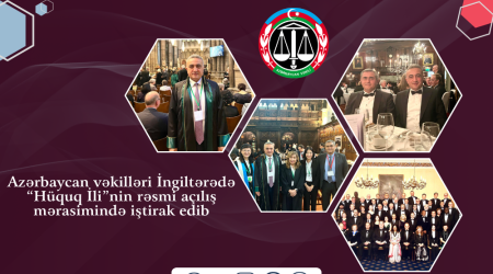 Azərbaycan vəkilləri İngiltərədə “Hüquq İli”nin rəsmi açılış mərasimində iştirak edib