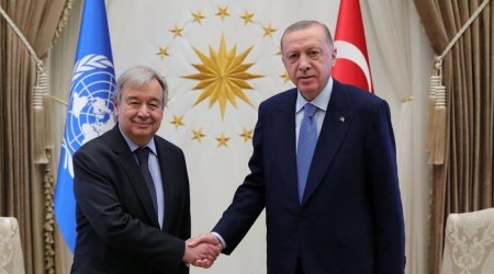 Turkish President Erdogan, UN chief discuss Israeli-Palestinian tension over phone