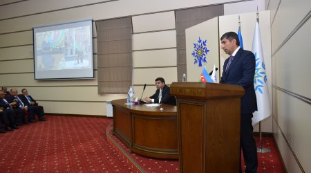 Yasamal rayonunda cənab İlham Əliyevin Prezident fəaliyyətinin 20 illiyi qeyd olunub