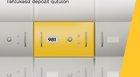 Qiymətli əşyalarınızın təhlükəsizliyi üçün Yelo Bank-dan depozit qutuları