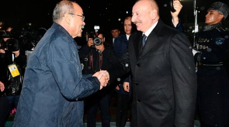 Президент Азербайджана Ильхам Алиев прибыл в Узбекистан