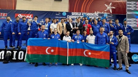 Азербайджанские кикбоксеры установили рекорд на чемпионате мира