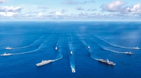 Cənubi Koreya, ABŞ və Yaponiya aviadaşıyıcılarla HDQ təlimləri keçiriblər