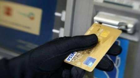 Bank kartlarından oğurluq edən şəxs saxlanılıb