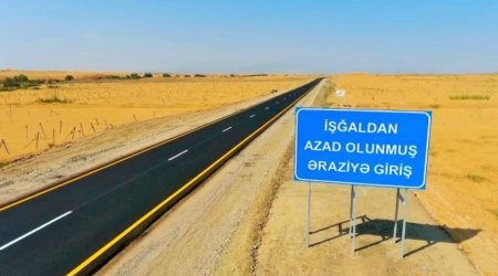 İşğaldan azad edilmiş ərazilərdə 186 km yol bərpa edilib və yaxud yenidən qurulub- AAYDA