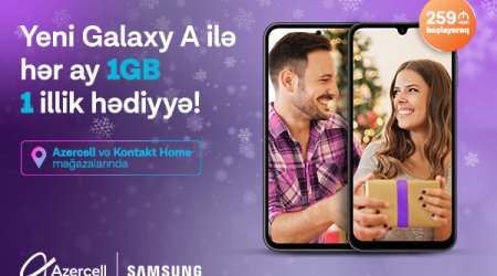 Azercell presents a new Samsung campaign on New Year's Eve!