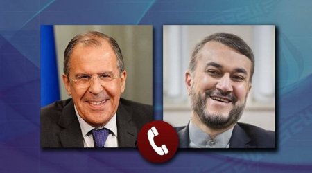 Lavrov Abdullahianla Qəzzadakı vəziyyəti müzakirə edib