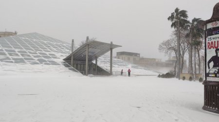 Snow expected in Baku tomorrow