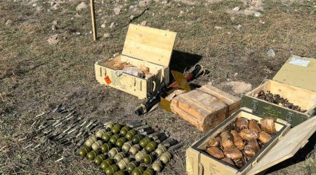 Ammunition found in Gubadli