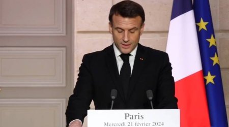 Makron Azərbaycanı yenə ittiham edib