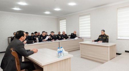 Vilayət Eyvazov Saatlıda qəbul keçirib