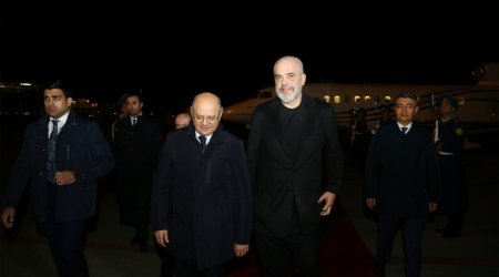 Albaniyanın Baş naziri Edi Rama Azərbaycana işgüzar səfərə gəlib