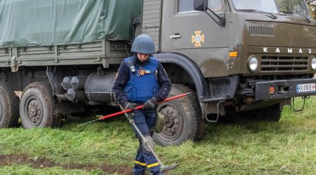 Ukrayna ərazilərinin minalardan təmizlənməsində süni intellekt tətbiq ediləcək