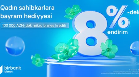 Birbank Biznes-dən qadın sahibkarlara özəl 8 Mart hədiyyəsi