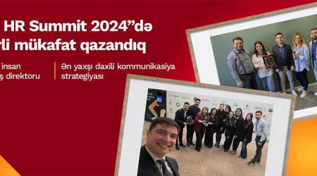 Kapital Bank “Dünya İnsan Resursları Sammiti 2024”də 2 mükafata layiq görüldü