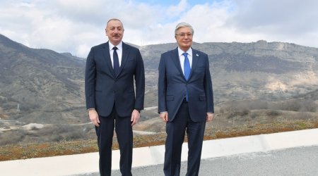 Azərbaycan və Qazaxıstan prezidentləri Şuşaya səfər ediblər - YENİLƏNİB