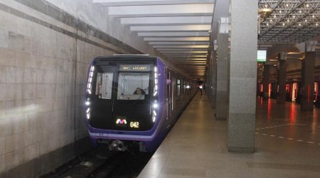 Metro nəqliyyatı ilə sərnişin daşıma artıb