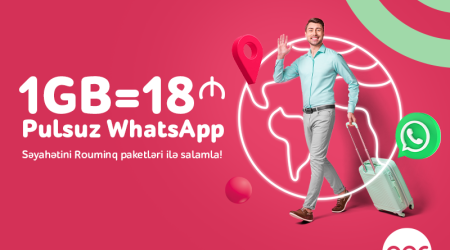 “Nar” ilə səyahətdə WhatsApp-da pulsuz yazış!