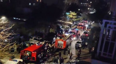 В Баку загорелось жилое здание: жильцы были эвакуированы - ОБНОВЛЕНО