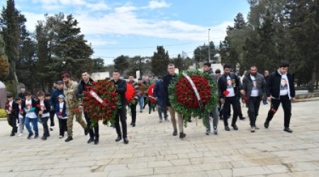 Yasamal rayon ictimaiyyəti Milli Qəhrəman Murad Mirzəyevi yad edib