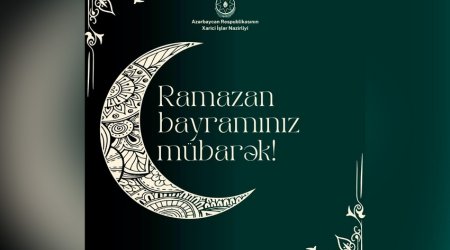 XİN-dən Ramazan bayramı ilə bağlı paylaşım