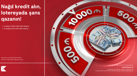 Лотерея «50 дней 50 подарков» с множеством призов от Kapital Bank