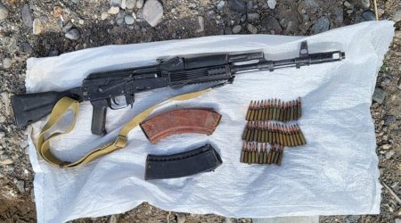 В Зангилане обнаружены автомат и патроны