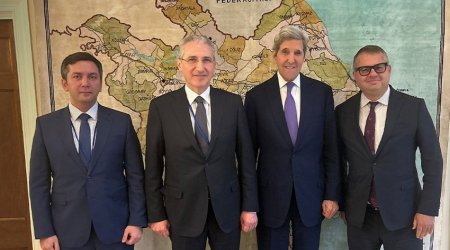 Джон Керри посетил посольство Азербайджана в Вашингтоне