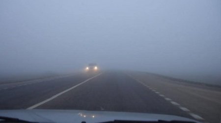 На некоторых автомагистралях Азербайджана снизится дальность видимости