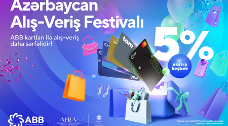 ABB-nin baş sponsorluğu ilə alış-veriş  festivalı davam edir!