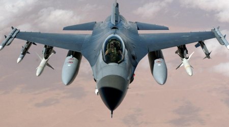 В США потерпел крушение истребитель F-16