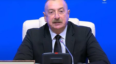 İlham Əliyev Forumun açılışında iştirak edir - Canlı