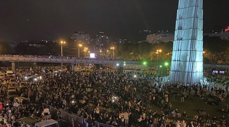 Dünən Tbilisidə keçirilən aksiyada 23 nəfər saxlanılıb