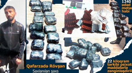 В Лянкяране обнаружено 22 килограмма наркотиков