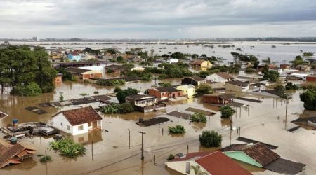 Brazilyada daşqın səbəbindən evini tərk edənlərin sayı 300 mini keçib