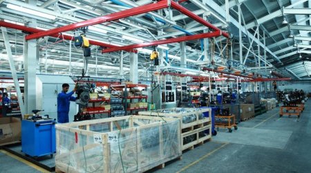 Dörd ayda sənaye məhsulu istehsalı azalıb