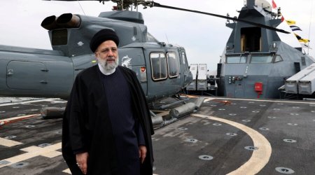 Prezidentin olduğu helikopter texniki nasazlıq səbəbindən qəzaya düşüb - İRNA