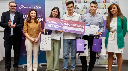 Завершился хакатон «Techcell», проходивший при поддержке Azercell